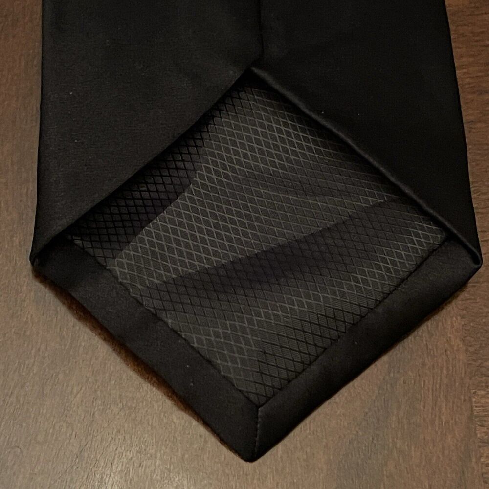 Joseph & Feiss International Black 100% Silk Men’s Neck Tie Made In China - Picture 2 of 9